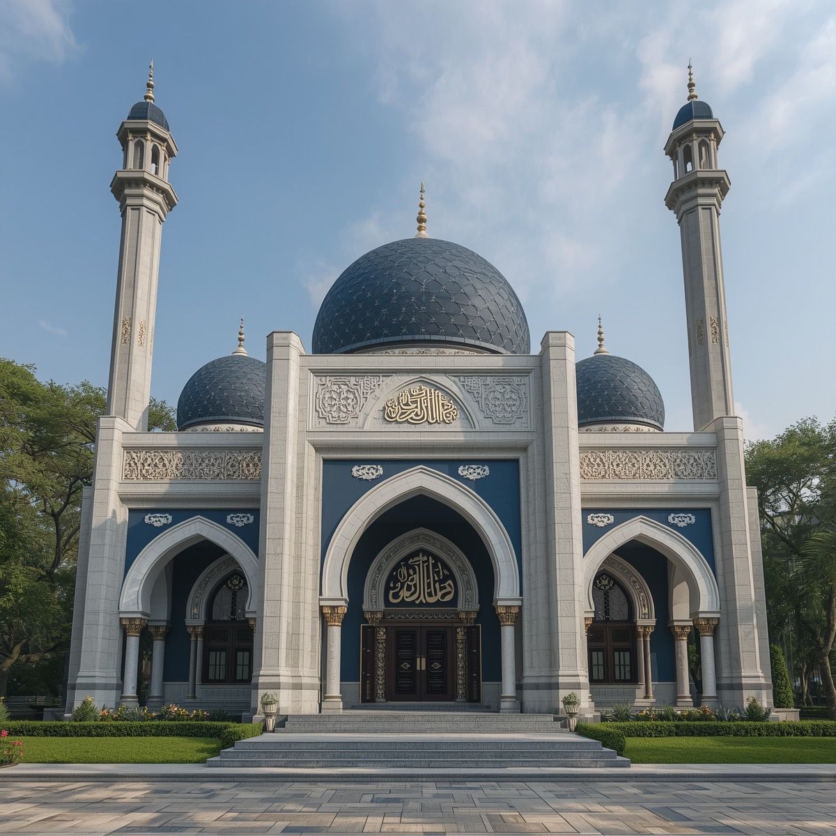 Kubah masjid enamel berkualitas produksi Dome Indonesia