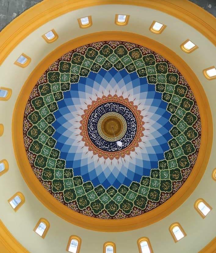 Motif Ornamen Floral Islami