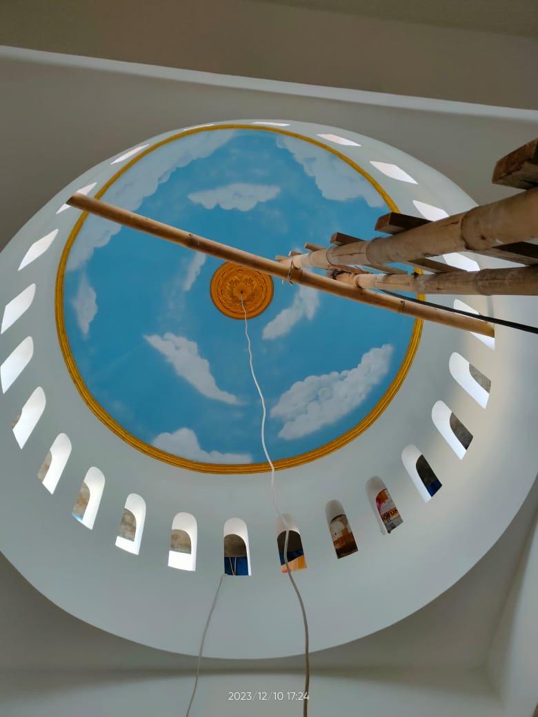 Motif Pola Simetri Masjid