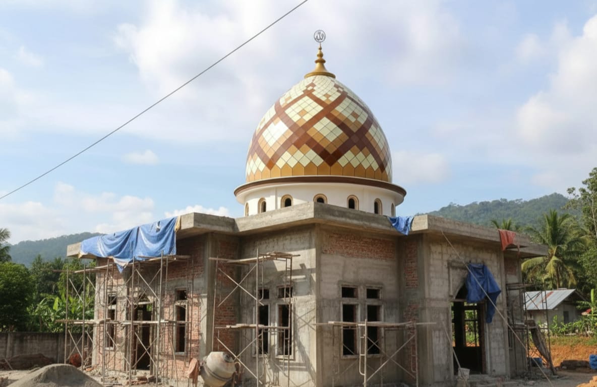 Proyek kubah masjid Proyek Kubah Masjid 30