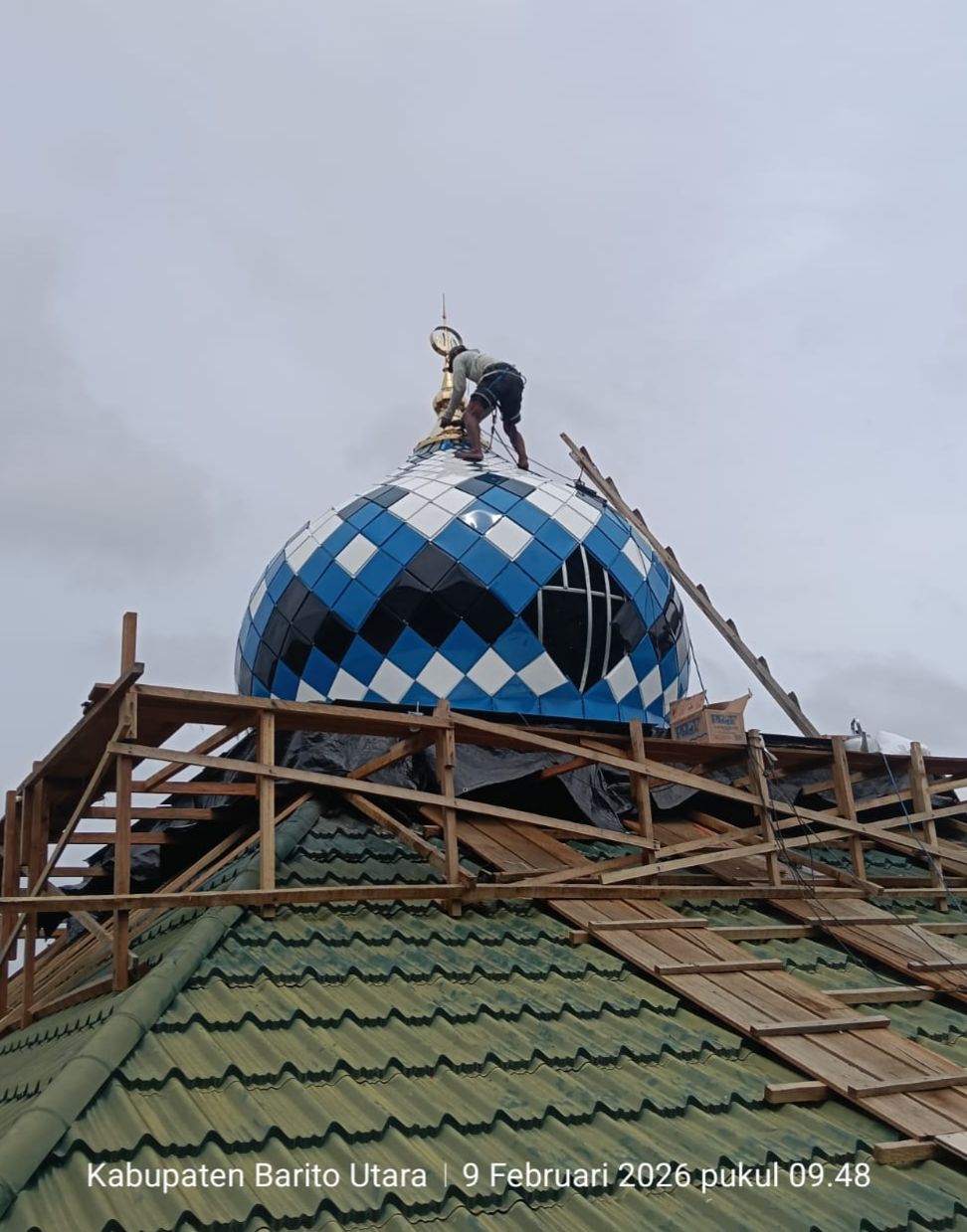 Proyek kubah masjid Proyek Kubah Masjid 4