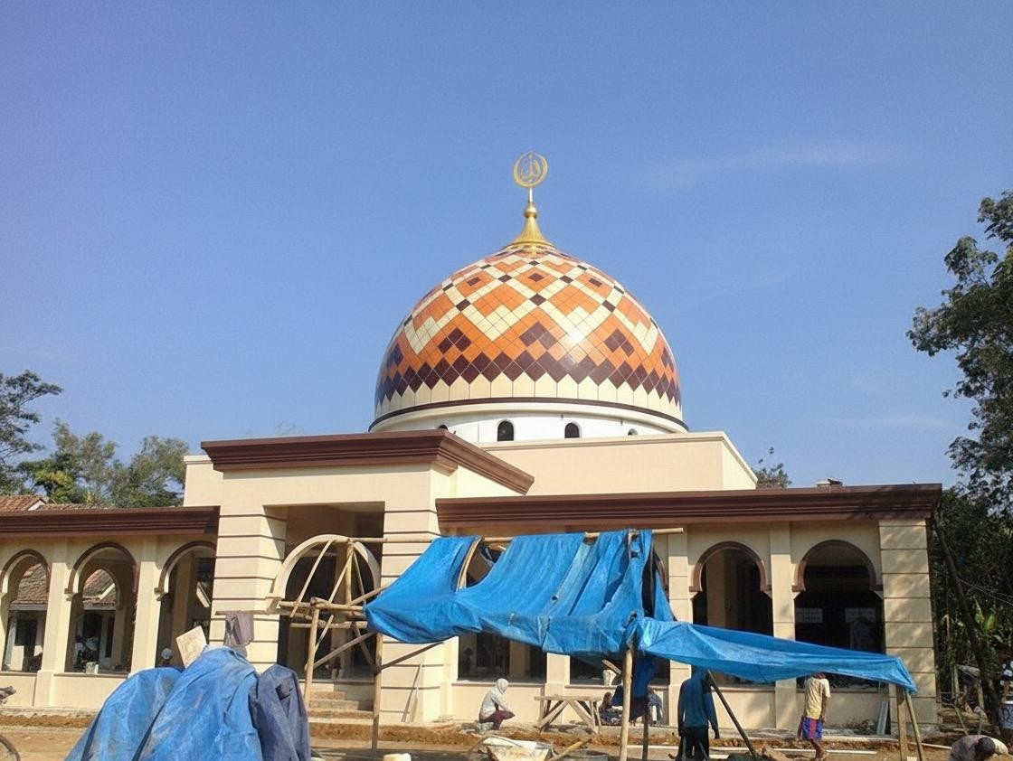 Proyek kubah masjid Proyek Kubah Masjid 9